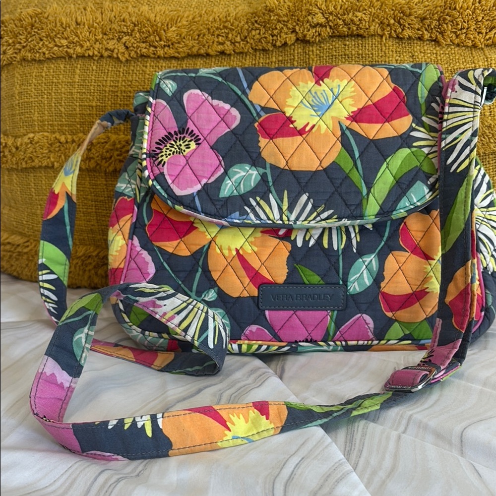Vera Bradley Floral Crossbody Bag - Multicolor